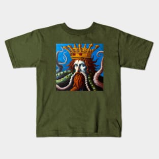 Classic Portrait of King of the Krakens Kids T-Shirt